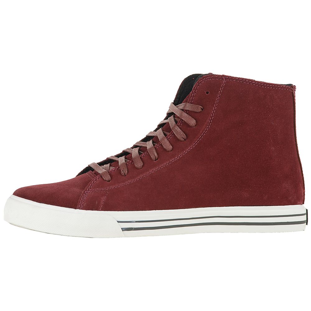 Baskets Montantes Supra Thunder High Bordeaux Burgundy Homme | ZPC-49704810